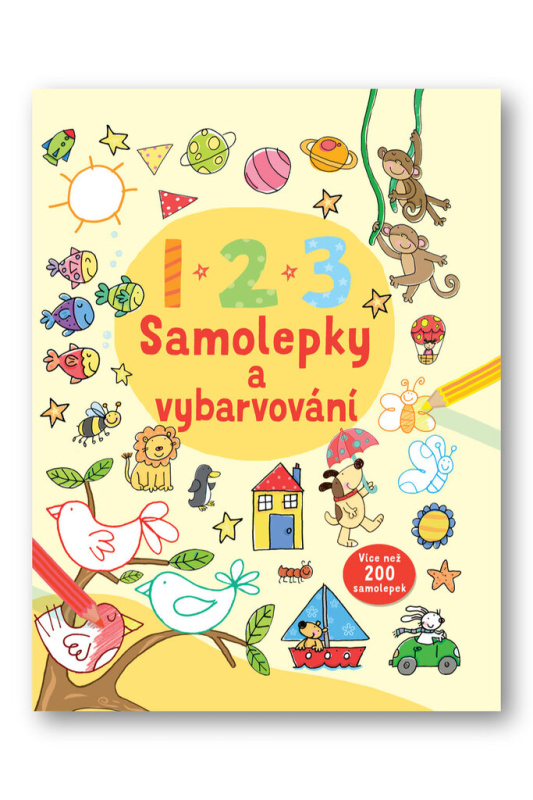 123 Samolepky a vybarvovaní - Claire Ever