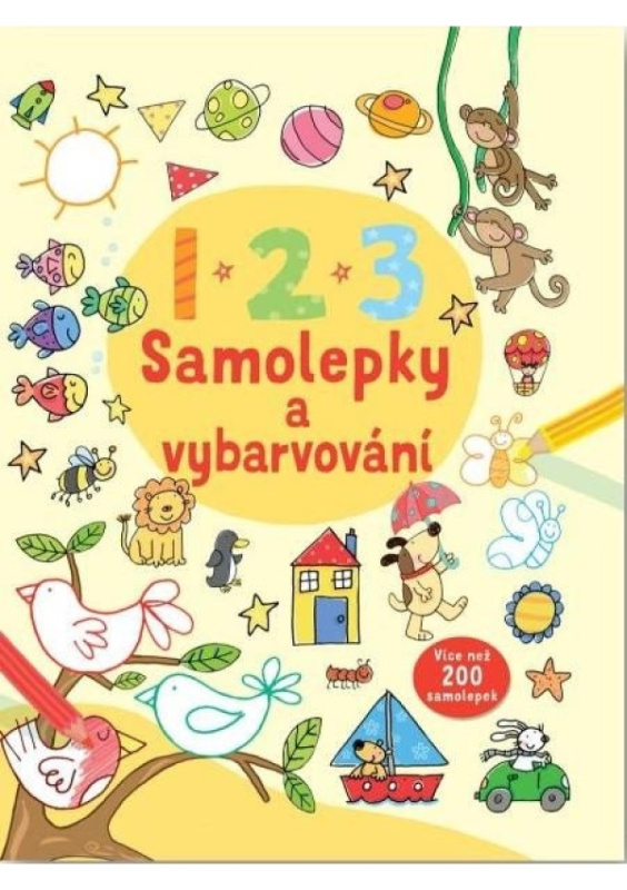 123 Samolepky a vybarvovaní - Claire Ever