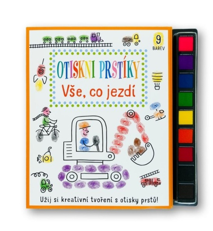 Vše, co jezdí - Otiskni prstíky - Amanda Lott