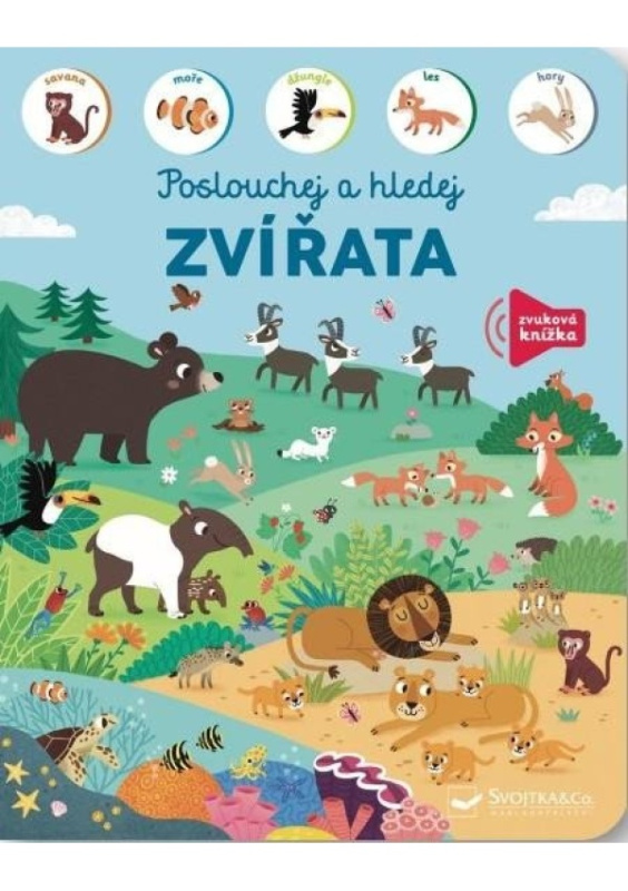 Zvířata - poslouchej a hledej - kol.