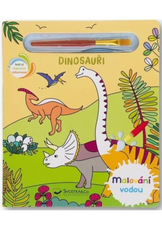 Malování vodou - Dinosauři
