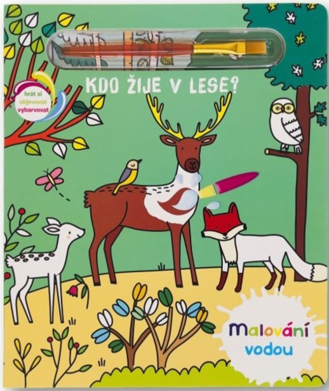 Svojtka & Co. Malování vodou: Kdo žije v lese?