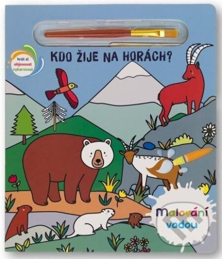 Malování vodou - Kdo žije na horách?