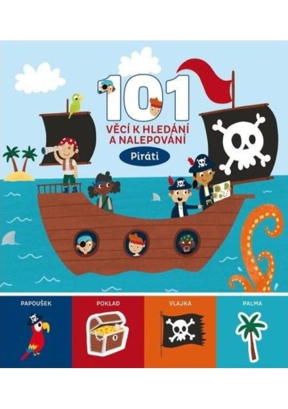 101 věcí k hledání a nalepování Piráti