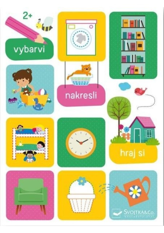 Vybarvi, nakresli, hraj si 2+