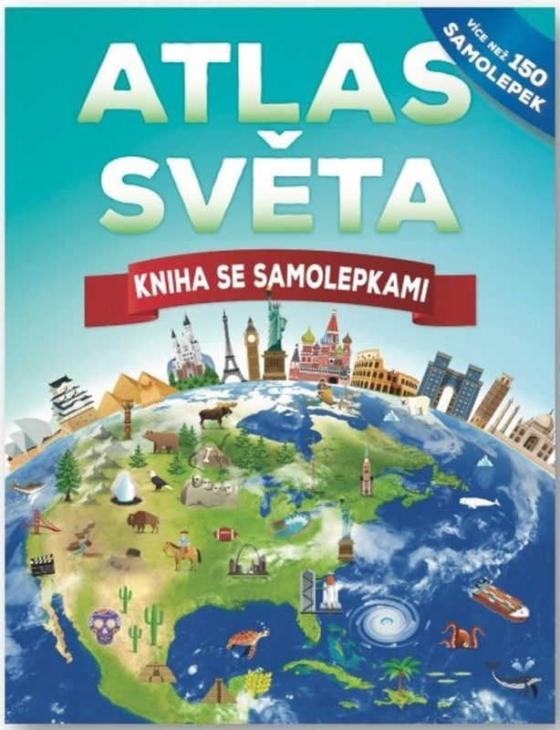 Svojtka & Co. Atlas světa Kniha se samolepkami