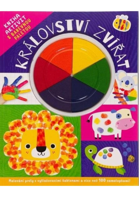 Království zvířat - Kniha aktivit s barevnou paletou