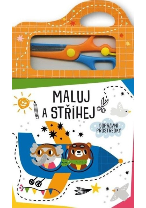Maluj a stříhej - Dopravní prostředky