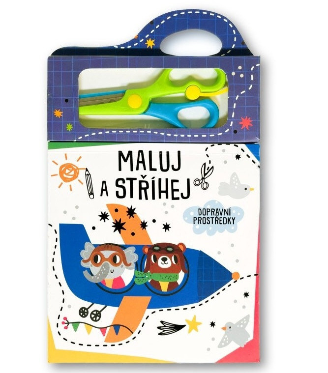 Maluj a stříhej - Dopravní prostředky