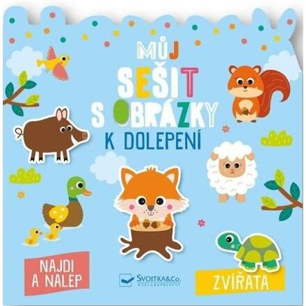 Můj sešit s obrázky k dolepení - Zvířata
