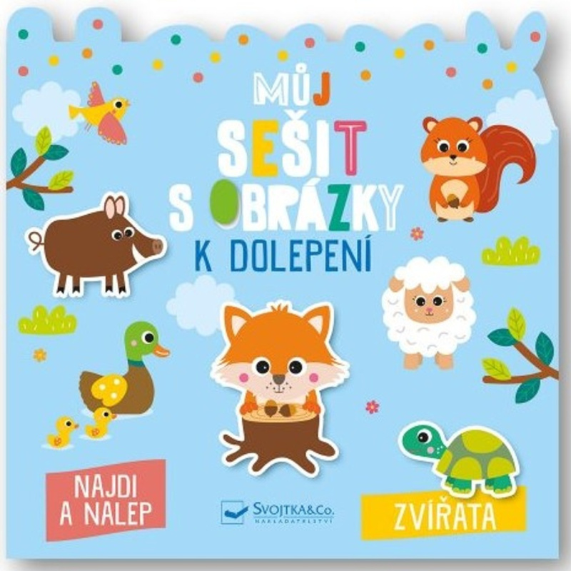 Můj sešit s obrázky k dolepení - Zvířata