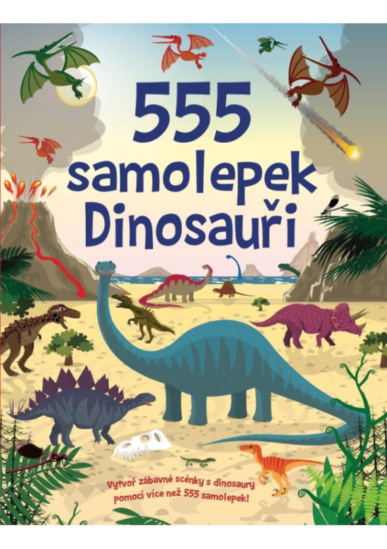 555 samolepek - Dinosauři