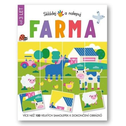 Skládej a nalepuj Farma - Toni Stemp