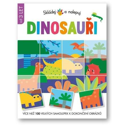 Skládej a nalepuj Dinosauři - Toni Stemp