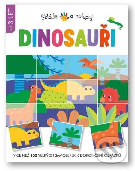 Skládej a nalepuj Dinosauři - Toni Stemp