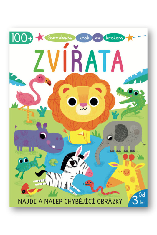 Samolepky krok za krokem - Zvířata - Emma Munro Smith