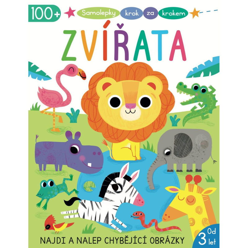 Samolepky krok za krokem - Zvířata - Emma Munro Smith