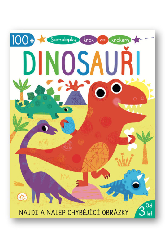 Samolepky krok za krokem - Dinosauři - Emma Munro Smith