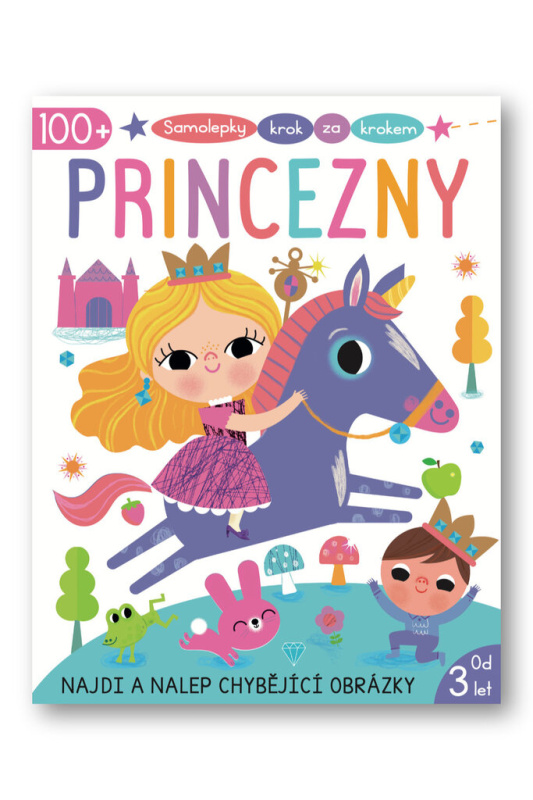 Samolepky krok za krokem - Princezny - Emma Munro Smith