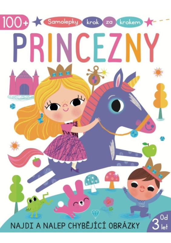Samolepky krok za krokem - Princezny - Emma Munro Smith