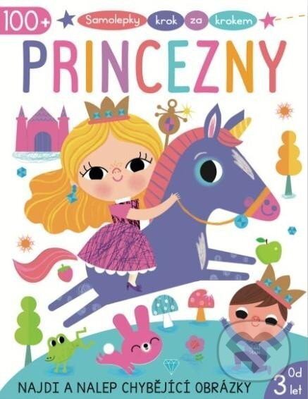 Samolepky krok za krokem - Princezny - Emma Munro Smith