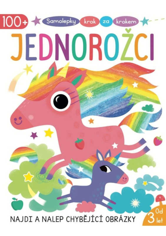 Samolepky krok za krokem - Jednorožci - Emma Munro Smith