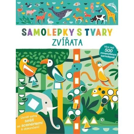 Samolepky s tvary Zvířata