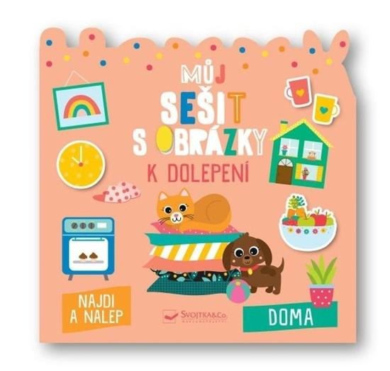 Můj sešit s obrázky k dolepení - Doma
