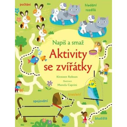 Napiš a smaž - Aktivity se zvířátky - Kirsteen Robson