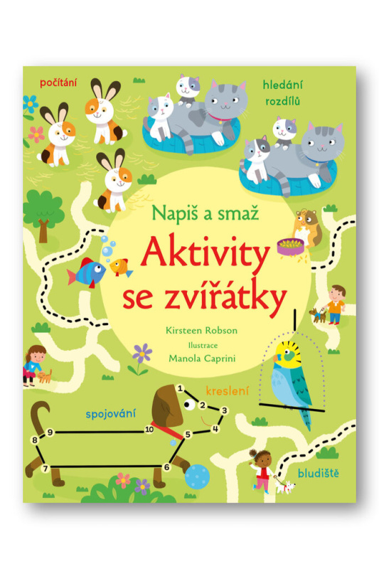 Napiš a smaž - Aktivity se zvířátky - Kirsteen Robson
