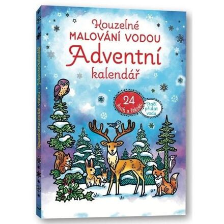 Kouzelné malování vodou Adventní kalendář - Abigail Wheatley