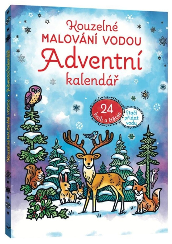 Kouzelné malování vodou Adventní kalendář - Abigail Wheatley