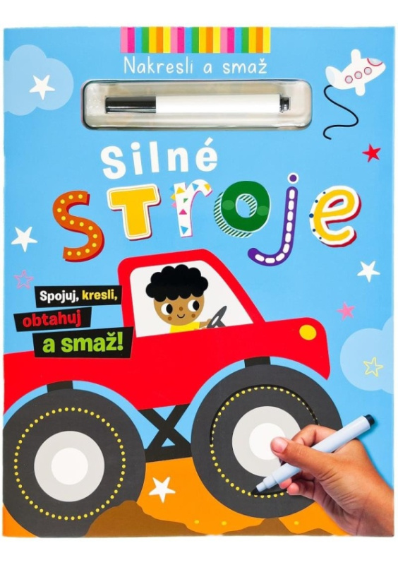 Silné stroje - Nakresli a smaž