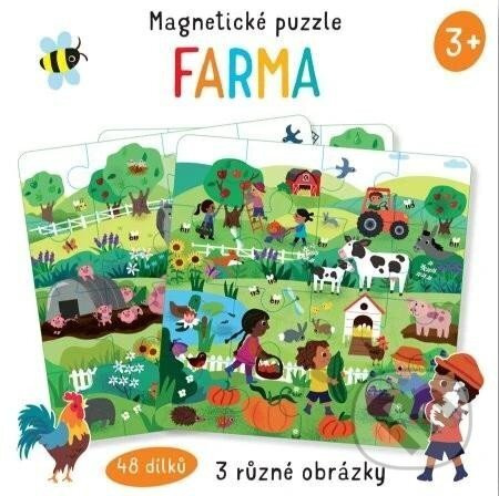 Magnetické puzzle - Farma - Toni Stemp