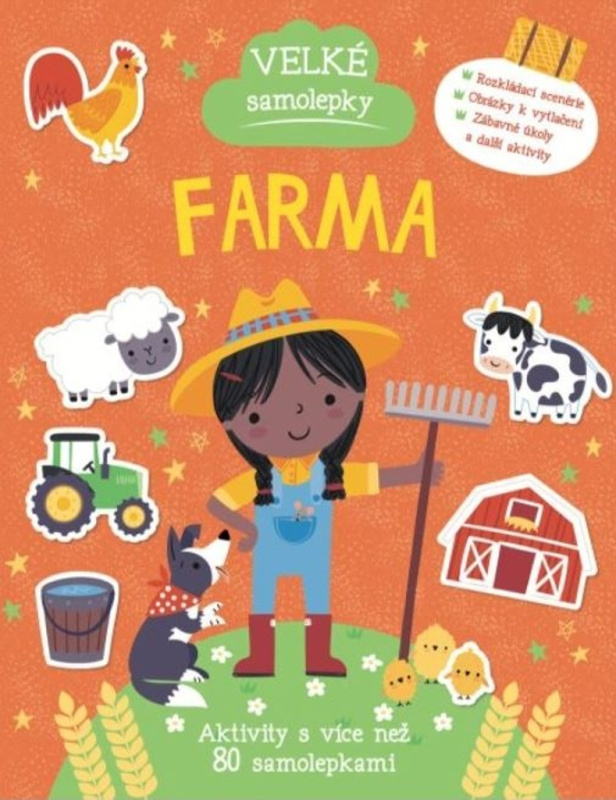 Velké samolepky - Farma