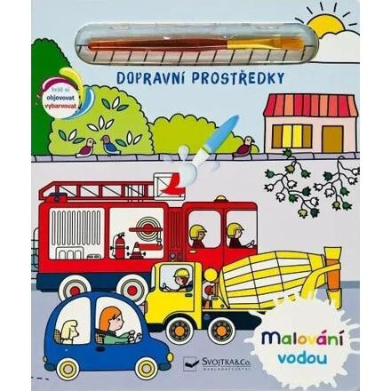 Malování vodou - Dopravní prostředky