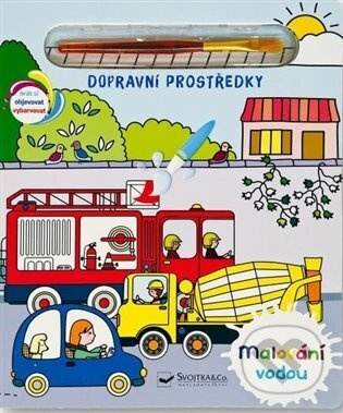 Malování vodou - Dopravní prostředky