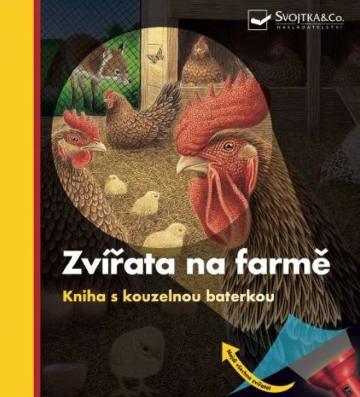 Zvířata na farmě Kniha s kouzelnou baterkou - Pierre de Hugo
