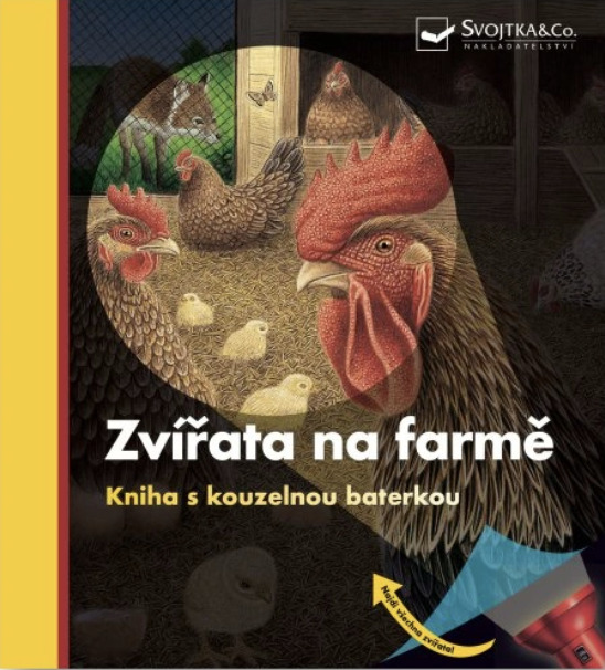 Zvířata na farmě Kniha s kouzelnou baterkou - Pierre de Hugo