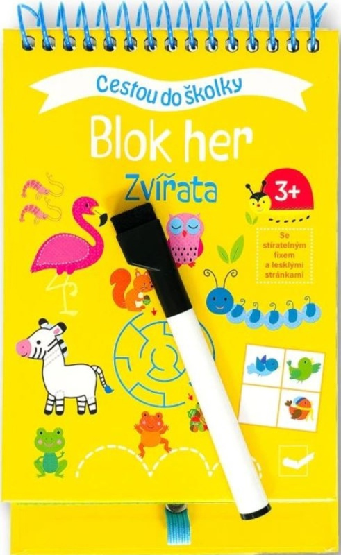 Cestou do školky - Blok her Zvířata 3+