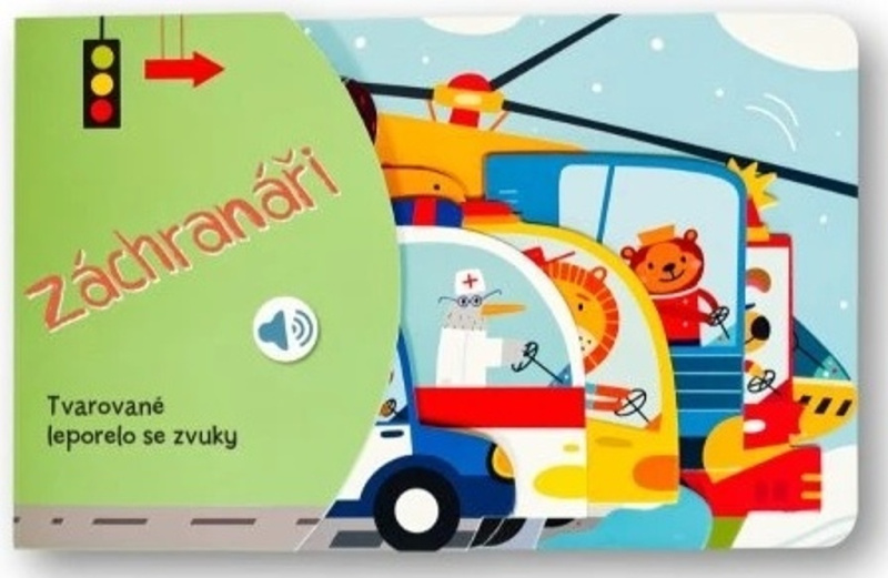 Tvarované leporelo se zvuky - Záchranáři