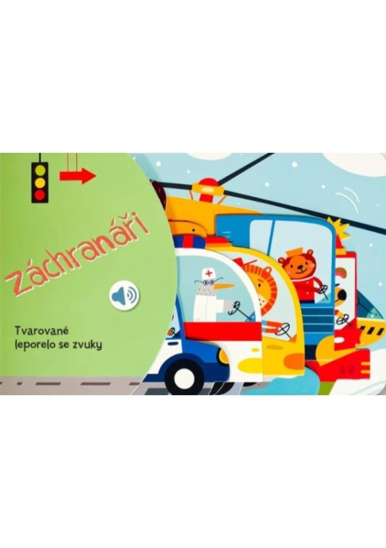 Tvarované leporelo se zvuky - Záchranáři
