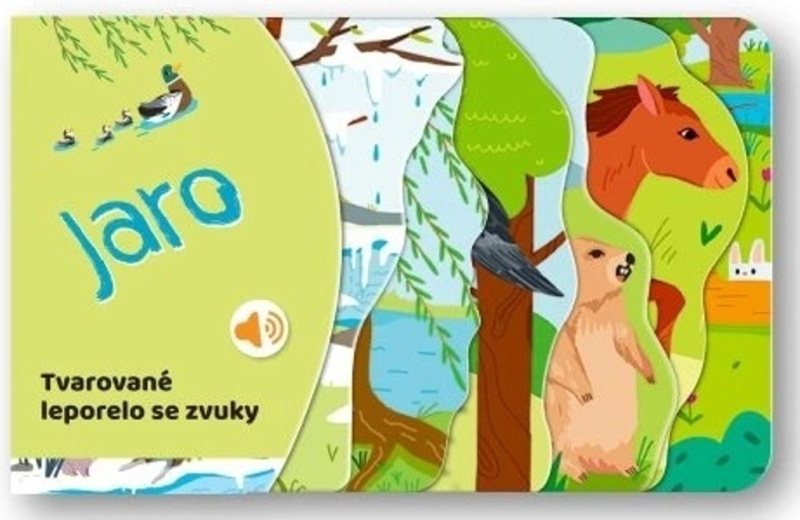 Tvarované leporelo se zvuky - Jaro