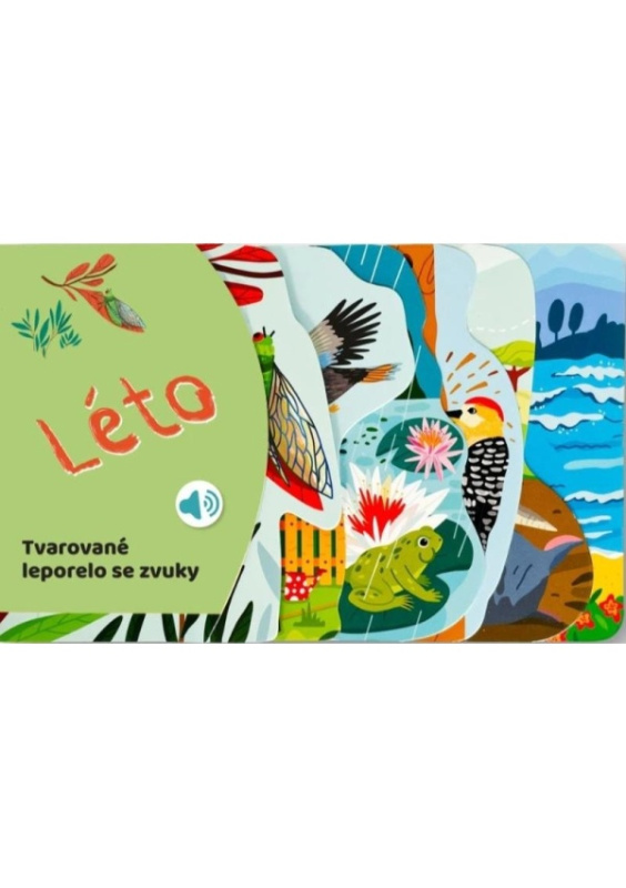 Tvarované leporelo se zvuky - Léto