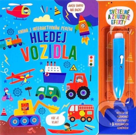 Kniha s interaktivním perem Hledej vozidla