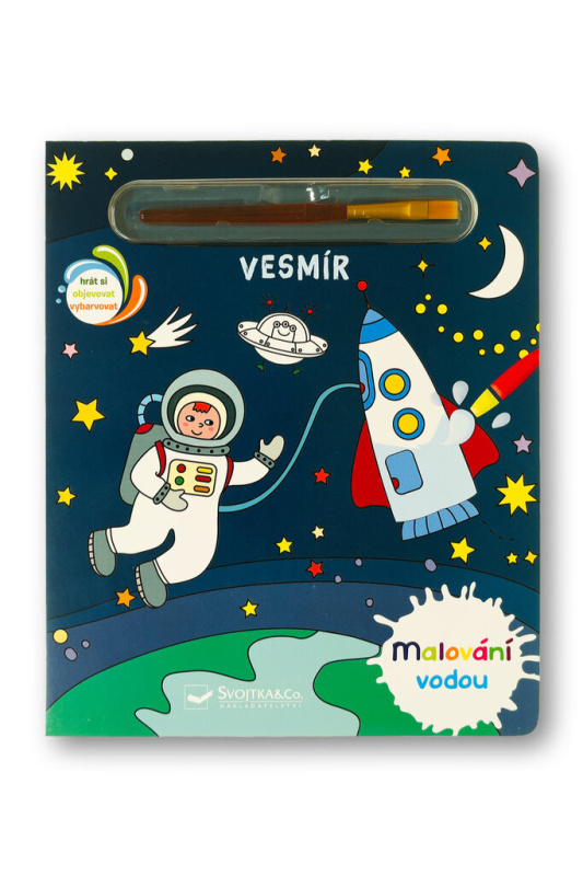 Malování vodou - Vesmír