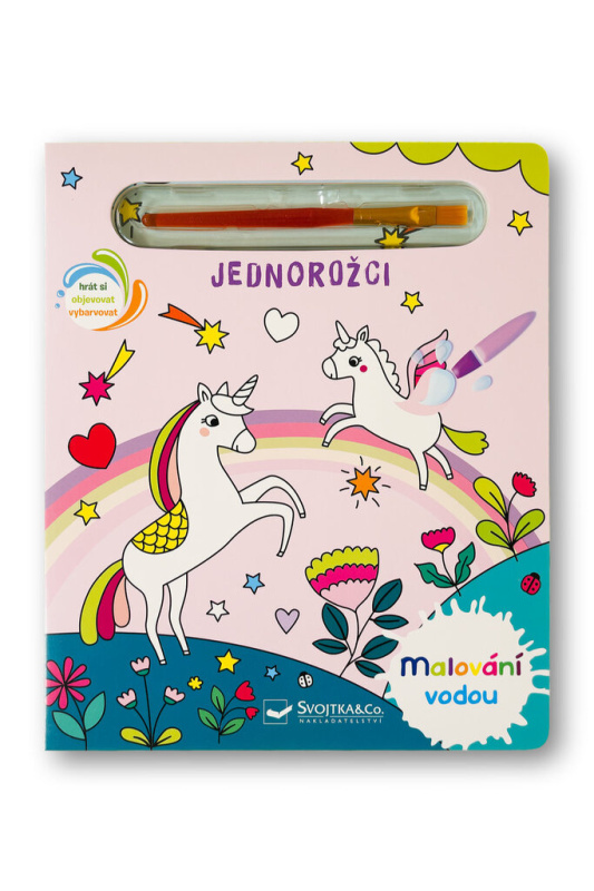Malování vodou - Jednorožci