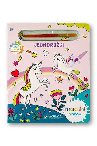 Malování vodou - Jednorožci