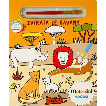 Malování vodou - Zvířata ze savany