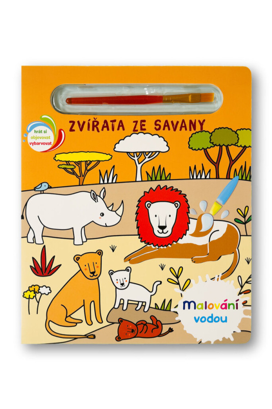 Malování vodou - Zvířata ze savany